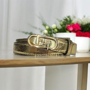 Fendi Gold Foil Belt 80